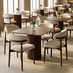 Silla de Madera Comercial de Estilo Retro de Mediados de Siglo, con Respaldo Curvo y Asiento Dinámico, para Proyectos de Hostelería, Cafeterías, Clubes y Salones - Product Image 2