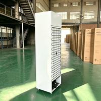 Congélateur commercial vertical avec porte vitrée |   Ventilateur mécanique pour supermarché, refroidissement à température unique, vertical, réglable