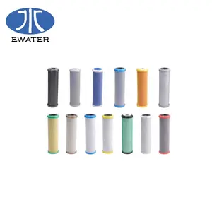2.5"*10" inch activated carbon cartridge filter 1 5 Micron UDF CTO Filter Cartridge osmosis filter with