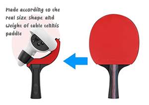 Controles Táctiles para Jugar al Tenis de Mesa en Realidad Virtual, Agarre para <span class=keywords><strong>Oculus</strong></span> <span class=keywords><strong>Quest</strong></span> <span class=keywords><strong>2</strong></span>, Adaptador de Paleta de Tenis de Mesa - Product Image 6