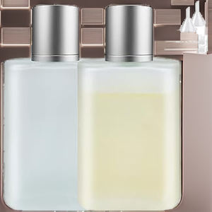 Flacon cosmétique en verre givré blanc avec pulvérisateur, vide, pour huile essentielle, sérum, soin de la peau, 5ml 10ml 20ml 30ml 50ml 100ml - Product Image 1