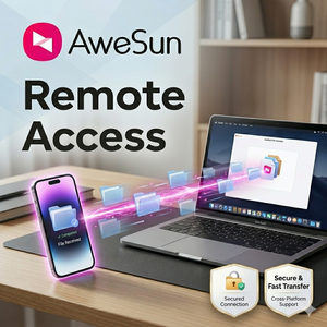 AweRay Sunlogin AweSun Accès à distance transfrontalier pour le contrôle des emplacements, accès au bureau à distance, <span class=keywords><strong>abonnement</strong></span> de jeu d'un an - Product Image 3