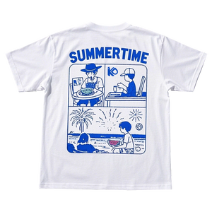 Felpa con scollo rotondo personalizzata in fabbrica Unisex a tinta unita stile fumetto estivo Street Art grafica t-shirt manica corta da donna - Product Image 4