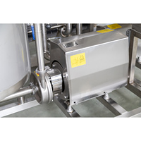 Pasteurisateur à plaques 1000 l/h pour lait, boissons et jus, petit modèle UHT
