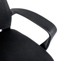 Chaise de bureau d'ordinateur en maille ergonomique à mi-dos avec bras de soutien lombaire tâche roulante pivotante pour femmes hommes adultes filles