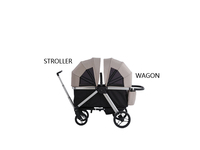 Poussette de chariot légère à double poussoir 2 en 1 pour nouveau-né enfant en bas âge poignée réglable auvent Cargo pliant auvent de voyage