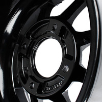 Moyeu de roue de voiturette de golf en aluminium pour VTT et UTV Jantes en alliage d'aluminium à 4 roues tout-terrain de 12 pouces pour accessoires de VTT haute performance