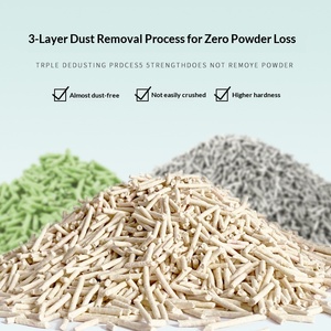 Lettiera per Gatti OEM ODM, Vendita all'Ingrosso di Lettiera al Tofu Senza Polvere, Biodegradabile, di Grado Alimentare, Bentonite Mista, Profumata alla Frutta - Product Image 4