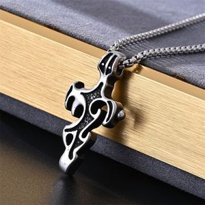 Collier Pendentif Homme en Acier Inoxydable, Style Nordique, avec motifs Marteau de Thor, Amulette Viking, Yin-Yang, Tomahawk, Guerrier, Cobra, Ancre, Football, Queue de Baleine - Product Image 6