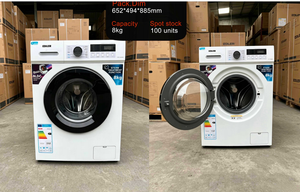 <span class=keywords><strong>Lavadora</strong></span> de Carga Frontal Personalizable OEM de 15 kg con Inversor Inteligente y Tambor de Acero Inoxidable, Suministro de Fábrica - Product Image 2
