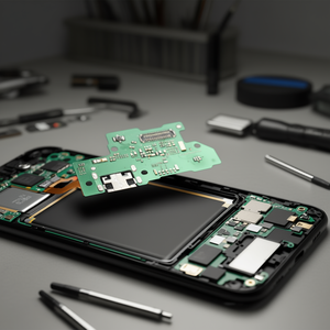 Câble flexible avec connecteur de charge et microphone pour Huawei Y7 2018 - Product Image 3