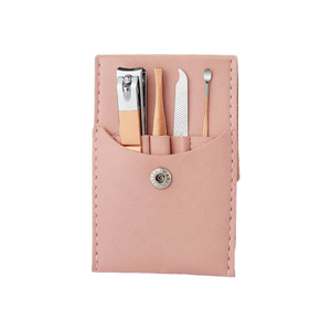 CONA CONA0005 Set Mini Manicure e Pedicure 5-in-1 in Acciaio Inossidabile, Tagliaunghie Portatile Professionale con Borsa, Set Regalo Promozionale - Product Image 4