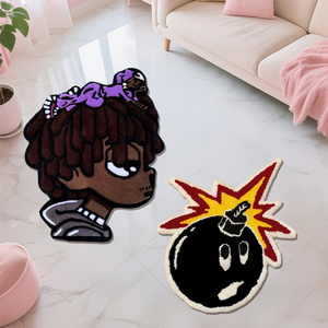 Tùy Chỉnh Thảm Tay Chần Thảm Hình Dạng Không Thường Xuyên Phim Hoạt Hình Thảm Dày Sang Trọng Tùy Chỉnh Tufting Một Mảnh Phim Hoạt Hình Thảm - Product Image 3