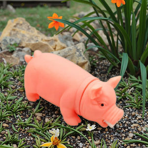 Kediler köpekler için Modern tasarım büyük PVC vinil Pet ses oyuncak domuz yıldönümü interaktif oyuncak dekoratif nesneler toptan - Product Image 5