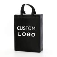 Sac fourre-tout pliable réutilisable en non-tissé avec logo personnalisé, sac de courses portable