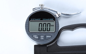 Medidor de Espesor Digital de Garganta Profunda de 0-10 mm, Herramienta de Medición para Películas, Telas y Cuero - Product Image 6