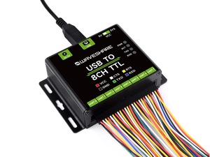 Convertisseur USB industriel vers TTL 8 canaux, circuits de protection multiples USB vers UART, prise en charge de plusieurs systèmes, adaptateur USB vers TTL K764 - Product Image 4
