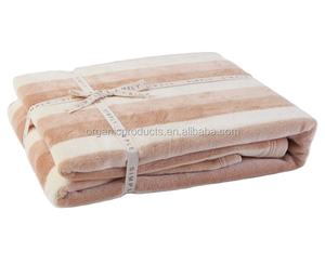 Manta de algodón 100% orgánica de color natural - Product Image 1