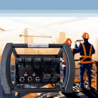 Télécommande de grue industrielle de haute qualité avec code fixe, étanche, emballage en métal et plastique, portée de 500 m