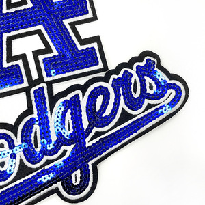 Parche Termoadhesivo con Lentejuelas de <span class=keywords><strong>los</strong></span> <span class=keywords><strong>Dodgers</strong></span> de <span class=keywords><strong>Los</strong></span> Ángeles de la MLB, Fútbol Americano Universitario NCAA - Product Image 5