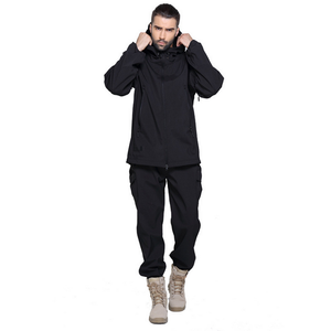 HBSP09 Ropa de Camuflaje para Caza, Chaqueta Táctica de Forro Polar con Diseño de Piel de Tiburón, Traje de Chaqueta y Pantalones - Product Image 3