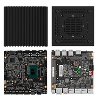 Routeur pare-feu X4J I3 N305 N100, mini PC silencieux sans ventilateur, 4*i226-V 2.5G, DDR4 PCIe3.0x4 MSATA 2*HD+DP, PfSense OPNsense Box