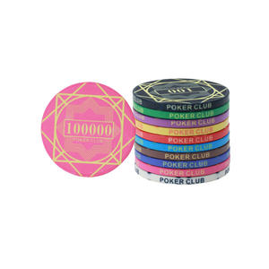 Fichas de Póker de 39 mm y 10 g, Venta Directa de Fábrica, Juego de Fichas de Casino Profesionales con Valor en Euros y Dólares Americanos Personalizados, Fichas de Cerámica para Juegos de Azar - Product Image 6