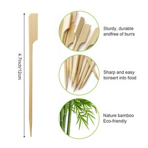 Stuzzicadenti per Cocktail in Bambù - Utensili da <span class=keywords><strong>Bar</strong></span> Ecologici e Usa e Getta con Logo Personalizzato, Consegna Rapida per Cocktail, Frutta, Antipasti e <span class=keywords><strong>Bar</strong></span> - Product Image 2