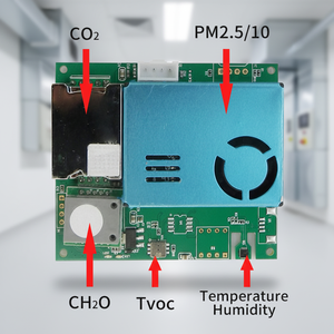 Veinasa-M701โมดูลคุณภาพอากาศ7-in-1อัจริยะ PM2.5เซ็นเซอร์ CH2O TVOC สำหรับระบบ havc Veinasa-M701รองรับ10 CO2 - Product Image 4