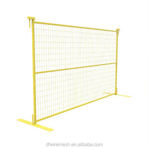 Bâtiment de jardin en Chine No Dig 50*50mm Mesh 6x8 Location Orange CA Clôture de construction temporaire - Product Image 1