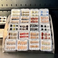 NUEVAS Uñas Postizas Hechas a Mano de Alta Calidad a Precio de Mayoreo con Pegamento, OEM, ODM, Marca Privada, Uñas Artificiales