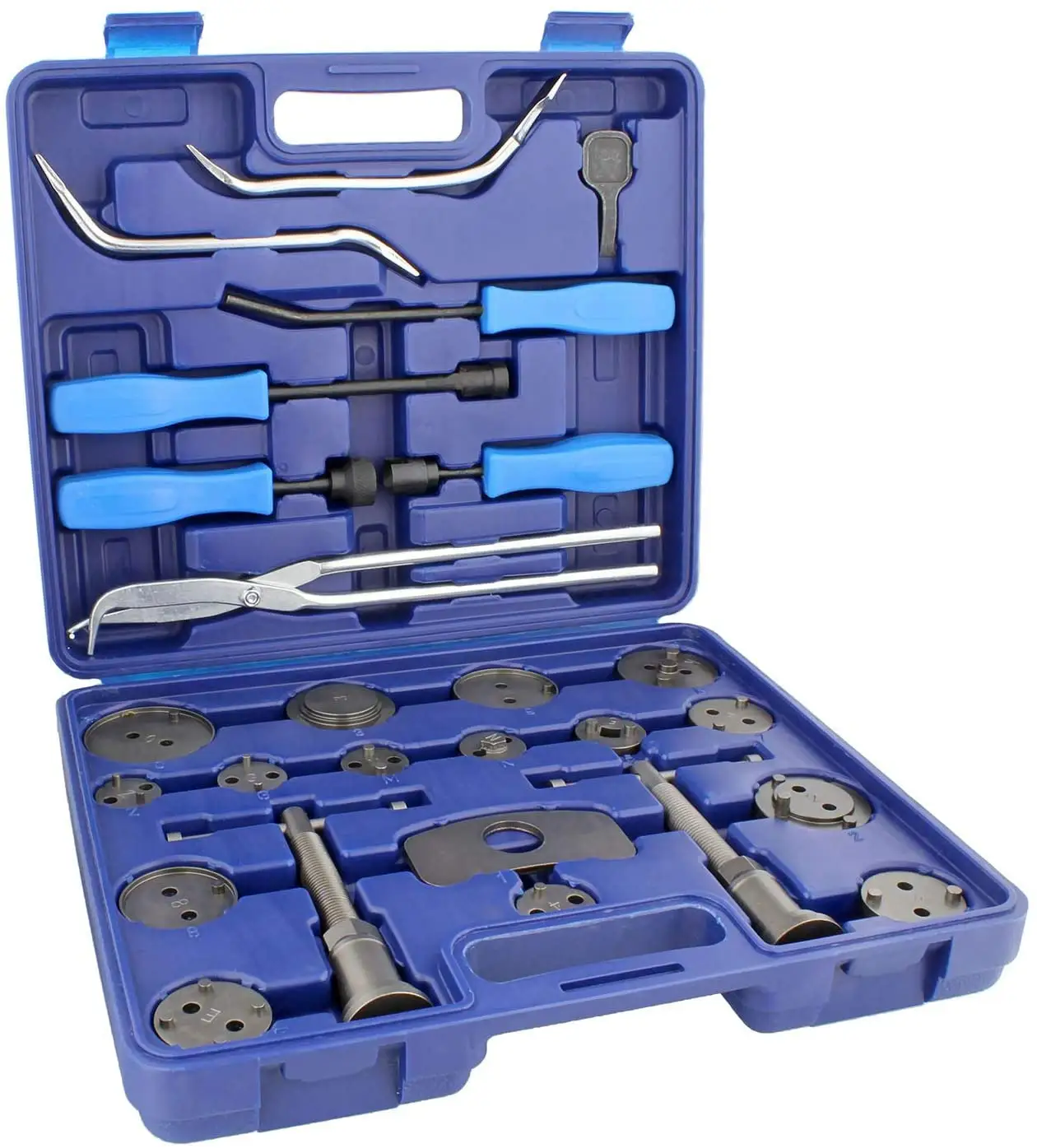 Kit d'outils pour étrier de frein à disque 8 pièces et kit d'outils de frein à tambour 8 pièces et outils de retrait et d'installation