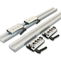 SGR15 Guide linéaire à Double axe SGB curseur de rouleau de verrouillage 3/4/5 roue en aluminium curseur Rail plate-forme piste matériau en acier pour CNC