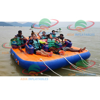 Sofá Inflable Tipo UFO Volador para 5 Personas, Económico, para Deportes Acuáticos