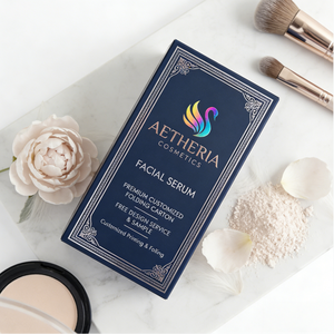 Carton pliable cosmétique personnalisé avec finition argentée et de qualité supérieure - Product Image 3