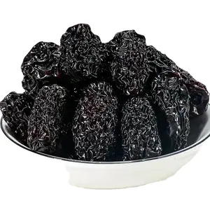 HUARAN Wholesale Supply High Quality Big Granule New Crop Cheap Price Dry Fruits Chinese Black Jujube Black Dates