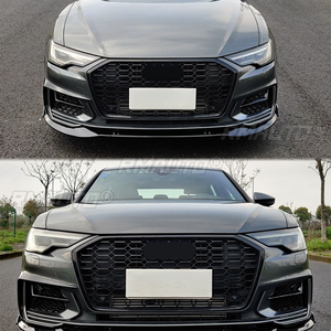 สำหรับ Audi A6 C8 S6 2019-2022 สปอร์ต S-Line กันชนหน้ารถยนต์ กรอบไฟตัดหมอก ฝาครอบตะแกรงไฟตัดหมอก อุปกรณ์ตกแต่งรถยนต์ - Product Image 4