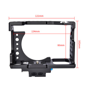 Venta caliente ligero DSLR cámara video Rig <span class=keywords><strong>Cage</strong></span> para <span class=keywords><strong>Sony</strong></span> <span class=keywords><strong>A7</strong></span> Siii III <span class=keywords><strong>IV</strong></span> Series DSLR Camera <span class=keywords><strong>Cage</strong></span> - Product Image 5