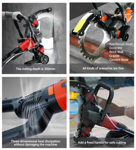 Outil de coupe professionnel Construction Machine de découpe de béton à main Scie à anneau diamantée Coupe-anneau électrique - Product Image 5