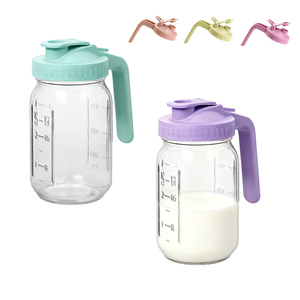 แก้วผสมโปรตีนแบบมีฝาปิดแ<span class=keywords><strong>ล</strong></span>ะขีดบอกปริมาณ - Product Image 1