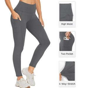 Ropa Deportiva para Mujer con Logotipo Personalizado, Leggings de Cintura Alta para Entrenamiento, Pantalones de Gimnasio, Leggings de Yoga Sin Costuras para Mujer - Product Image 3