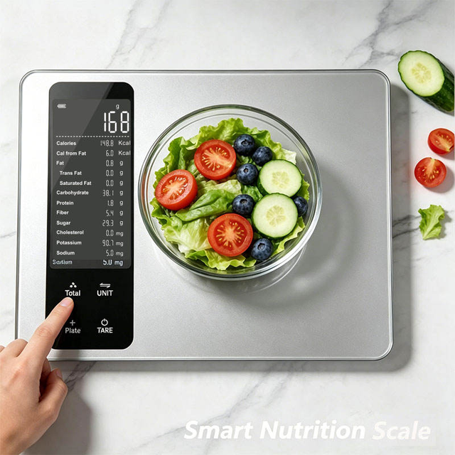 High Precision Smart Nutritional Kitchen Scale 5kg/1g Digital Food Scale with App for Calories and Nutrition Tracking