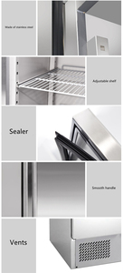 Mesa de Trabajo Refrigerada Comercial para Chef, Mostrador de <span class=keywords><strong>Buffet</strong></span> para Catering, Exhibición de Alimentos, Sándwiches, <span class=keywords><strong>Pizza</strong></span>, Preparación de Alimentos, Barra de Ensaladas - Product Image 5