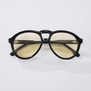 Gafas de Sol Unisex de Alta Calidad Estilo Piloto Vintage con Armazón de Acetato y Lentes con Degradado Multicolor - Product Image 5