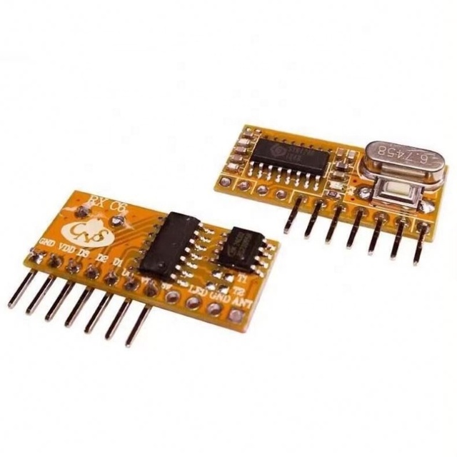 New RXC6 5V Learning Wireless Remote Control Receiving Module 4-Way Remote Control Switch Module Superheterodyne 315M 433M