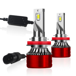 Luces LED de coche V13 de alta potencia IP68 a prueba de agua 56W 3570 chips H4 H7 H11 9005 bombilla de <span class=keywords><strong>faro</strong></span> LED con ventilador - Product Image 3
