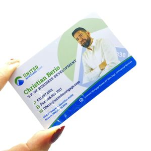 Tarjetas de Presentación de PVC para Agentes de Seguros, Identidad de Marca de Seguros - Product Image 3