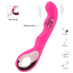 Vibrador Masajeador Dildo Inalámbrico Impermeable de 10 Velocidades con Lengua de Silicona para Lamer el Clítoris y Estimular el Punto G para Mujeres - Product Image 5