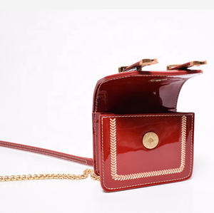 Mini <strong>Red</strong> Patent <strong>Leather</strong> Handbags Small Shoulder Bags Crossbody <strong>Purses</strong> with Embroidery Christmas Gift for Women - Product Image 3