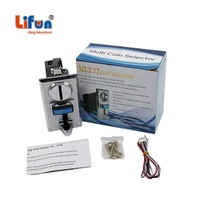 LIFUN Vente en gros Sélecteur de pièces multi-monnaies pour machine à griffes, machine de jeu d'arcade, distributeur automatique et accessoires d'équipement de divertissement, accepteur de pièces